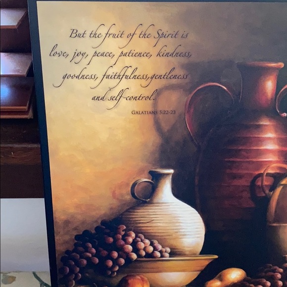 Home Decor inspirational plaque Galatians 5:22-23 - Picture 9 of 9